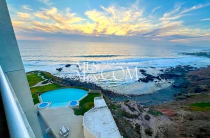 Oceanfront 3BR Condo for Rent in Calafia, Rosarito – Furnished, Gated, & Beachfront