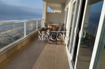 🌊 Oceanfront Condo for Rent at Riviera Rosarito – Furnished 3BR Condo in Downtown Rosarito