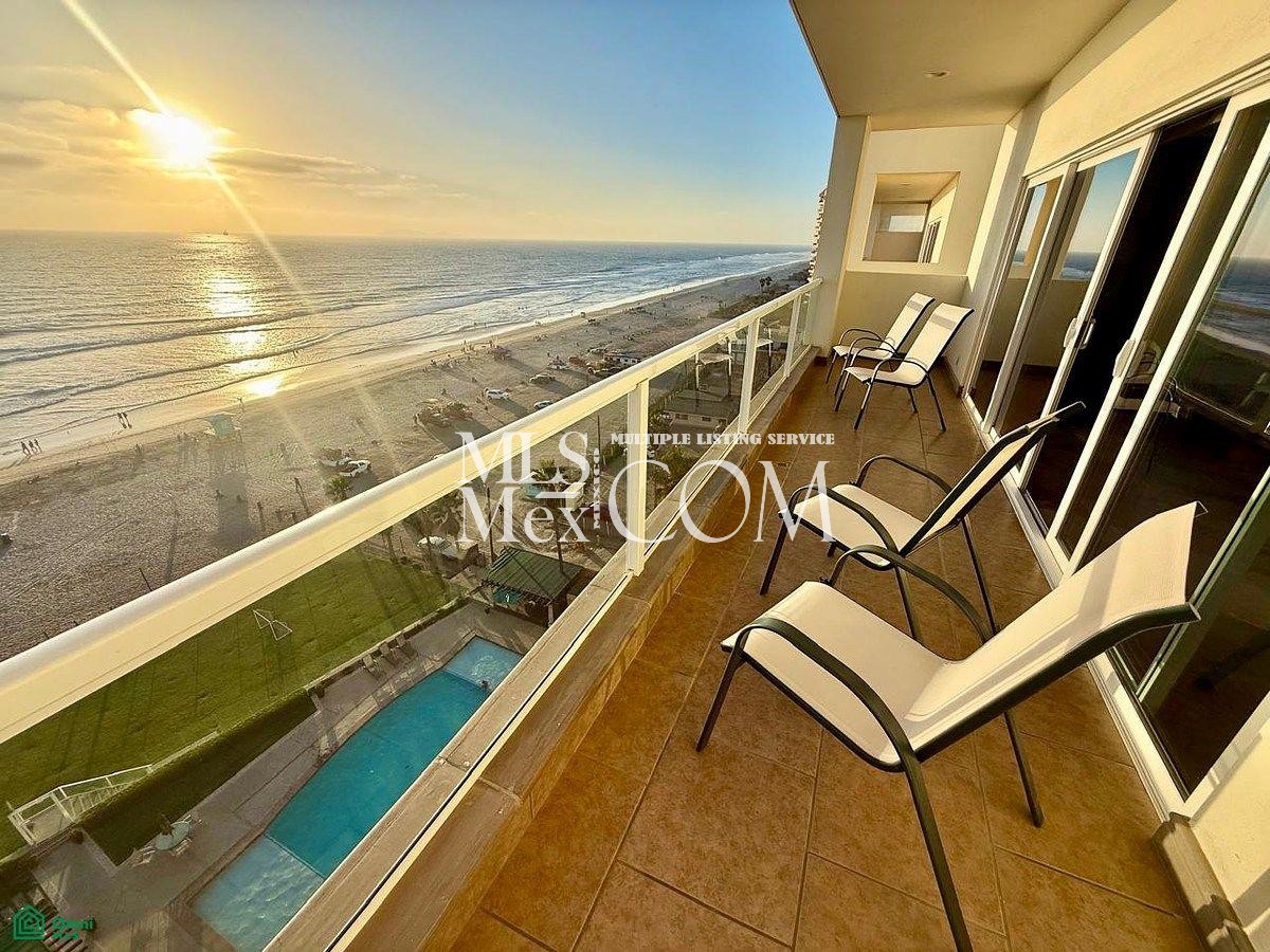 Oceanfront 2BR Condo for Sale in Rosarito Centro | Furnished | $329,000