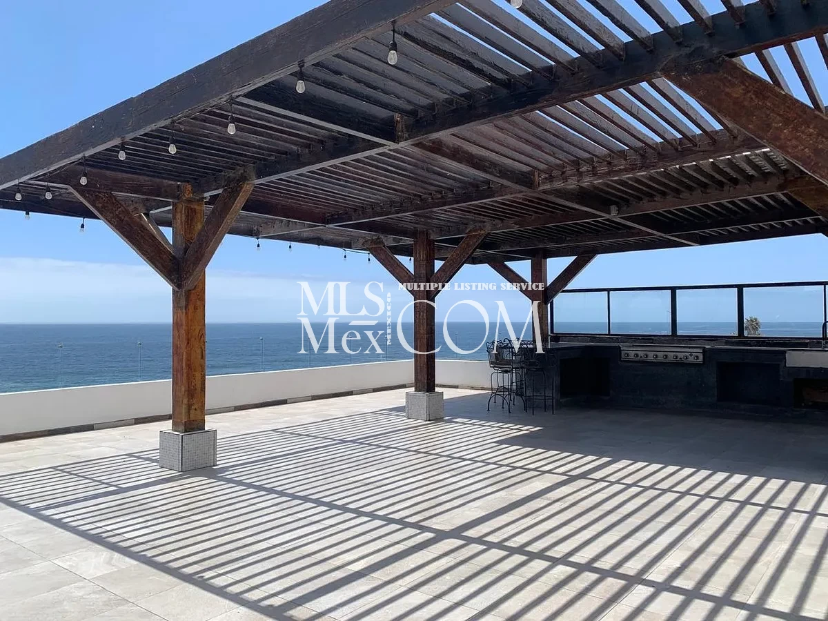 Ocean View Condo for Rent in Rosarito KM 38 | 🛏️ 2 Bed | Rooftop Terrace | Near K-38 Surf & US Border
