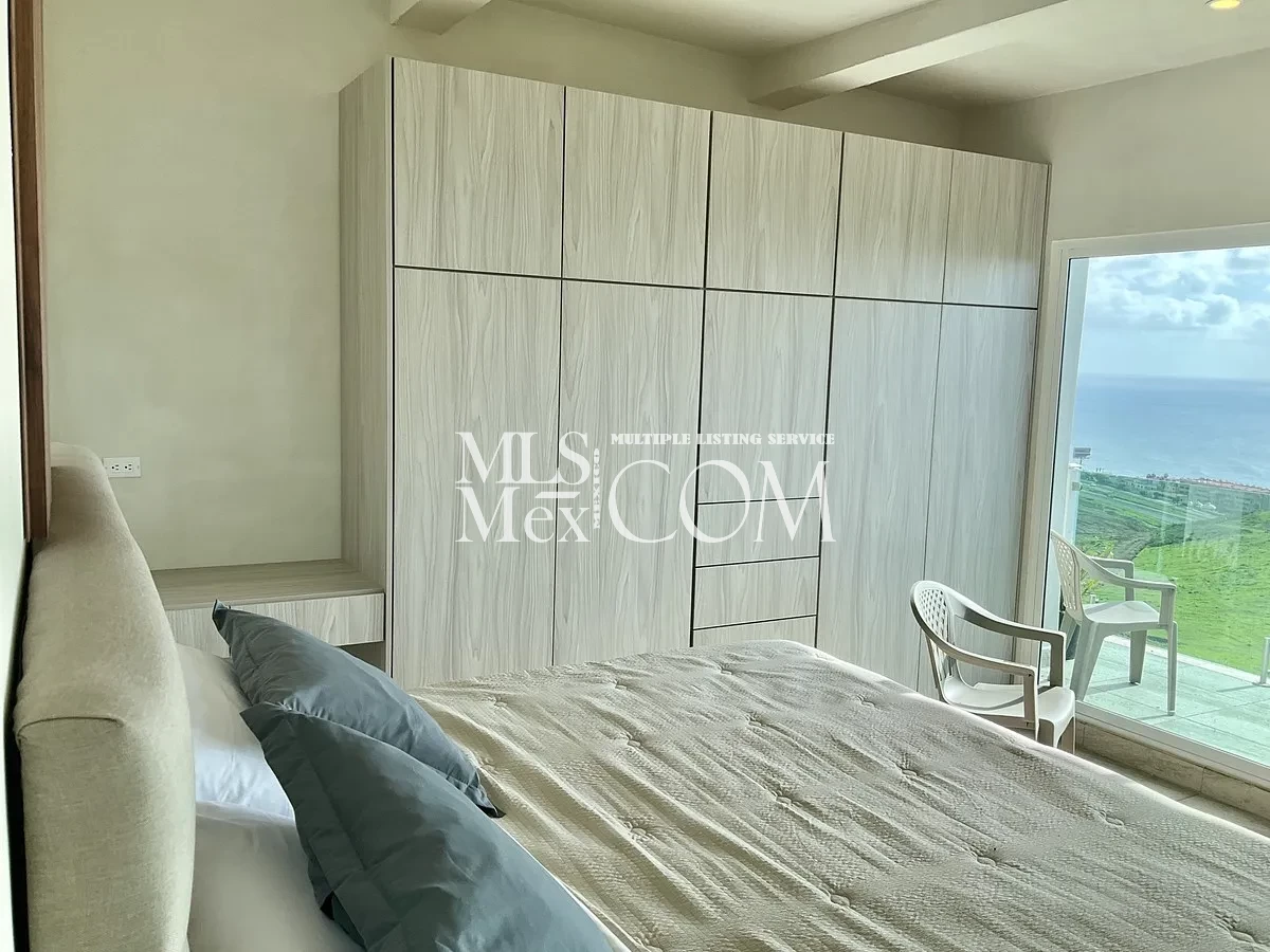 Ocean View Furnished Apartment for Rent in Rosarito | 3BR | Villas San Ángel | Near U.S. Border