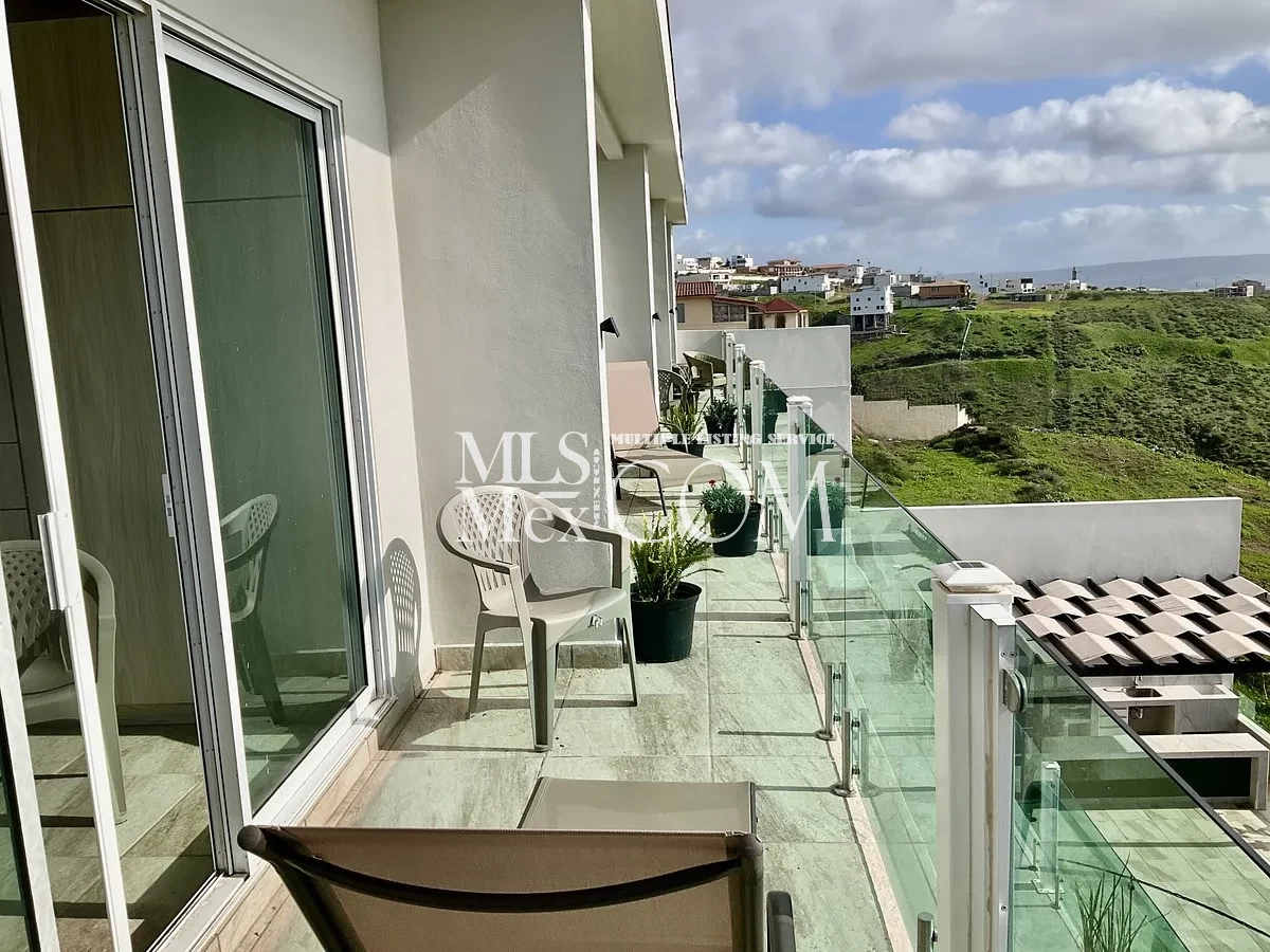 Ocean View Furnished Apartment for Rent in Rosarito | 3BR | Villas San Ángel | Near U.S. Border