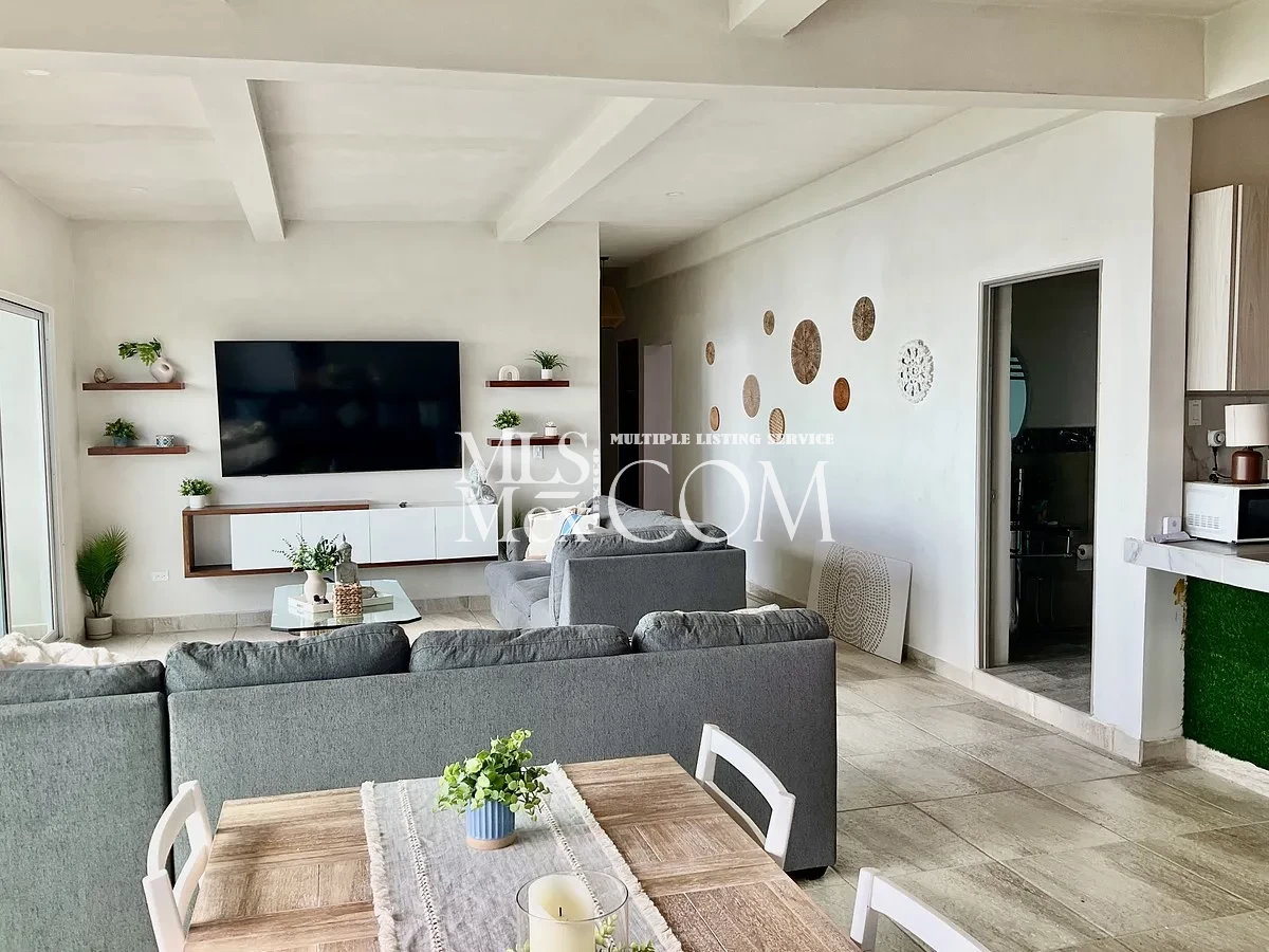 Ocean View Furnished Apartment for Rent in Rosarito | 3BR | Villas San Ángel | Near U.S. Border