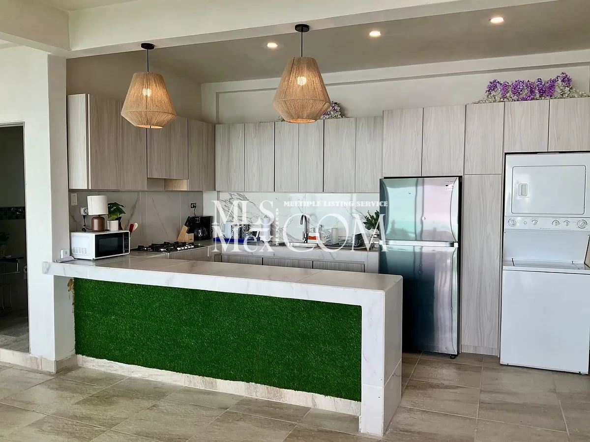 Ocean View Furnished Apartment for Rent in Rosarito | 3BR | Villas San Ángel | Near U.S. Border