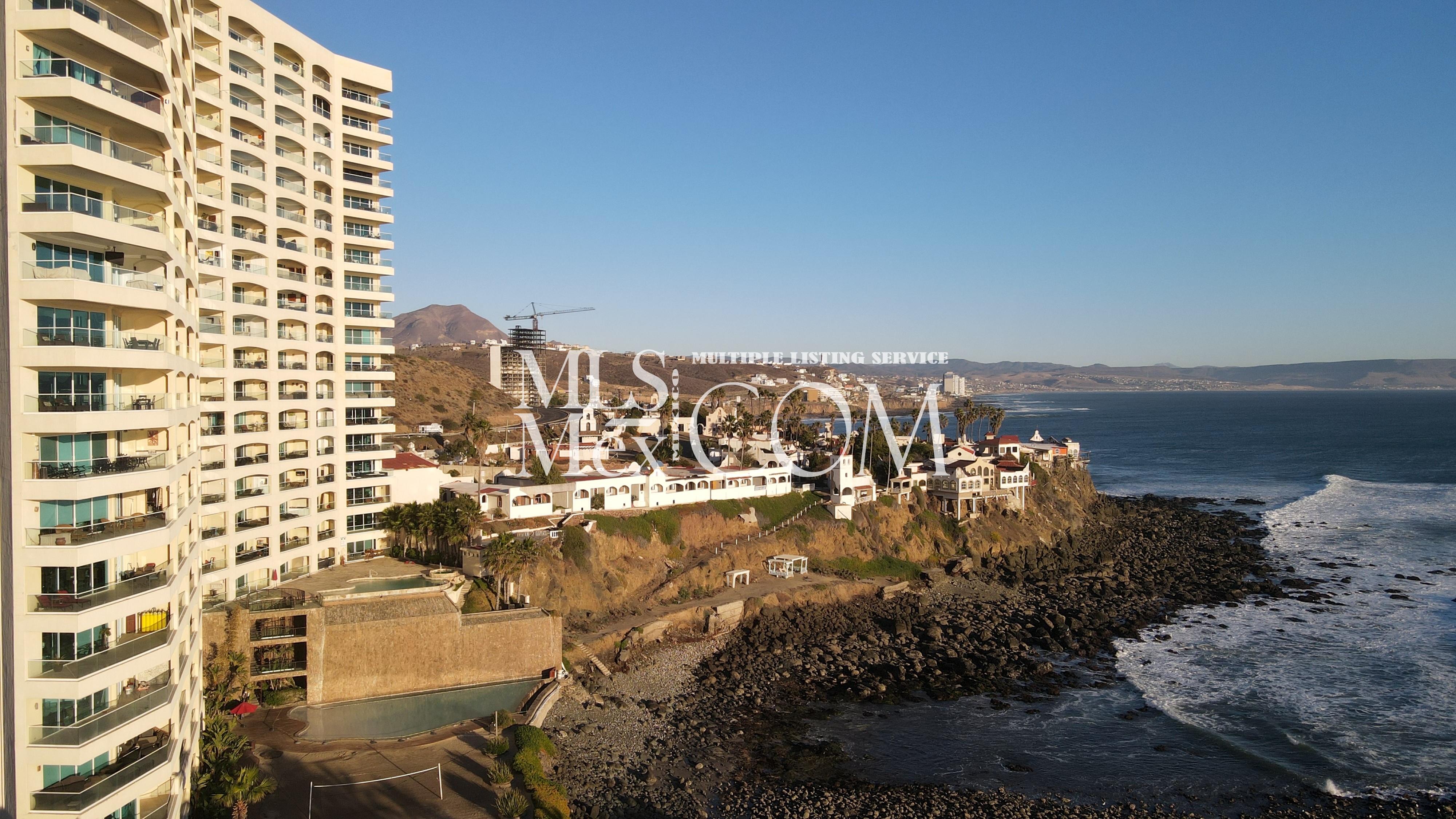 🌊 Ocean View Condo 106 for Rent at Las Olas Grand Rosarito – Furnished 2BR Beachfront Rental Near K38