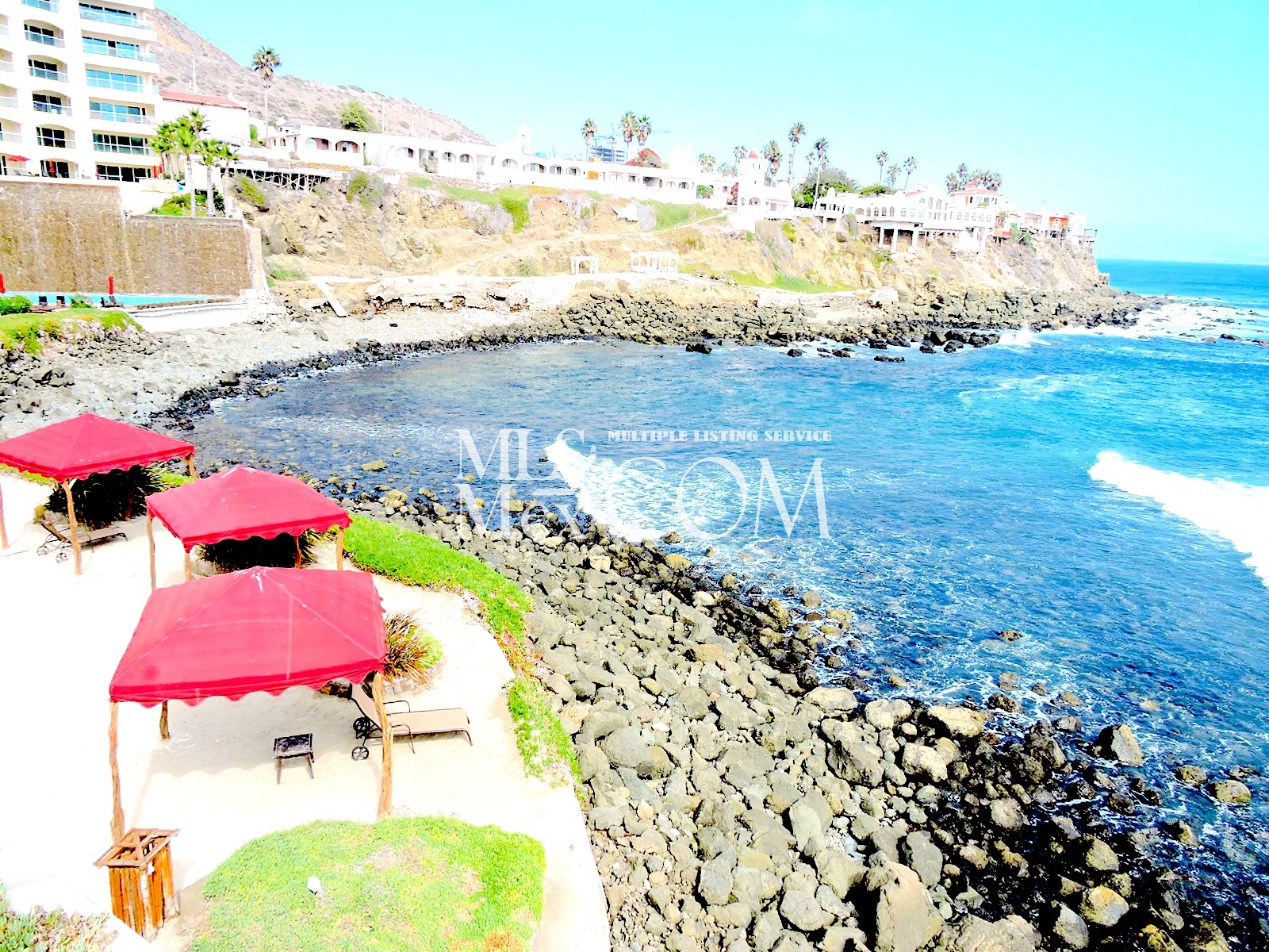 🌊 Ocean View Condo 106 for Rent at Las Olas Grand Rosarito – Furnished 2BR Beachfront Rental Near K38
