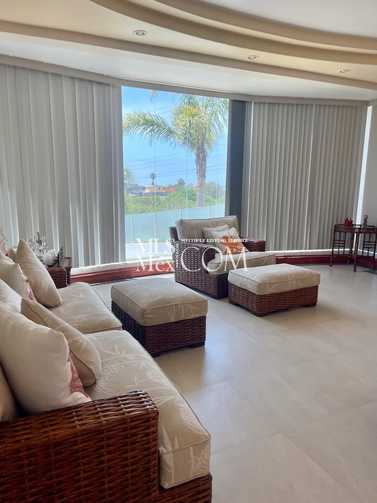 Luxury Ocean View Estate for Rent in Costa Hermosa, Rosarito | 4 Bedroom Furnished Home | $3,000 USD
