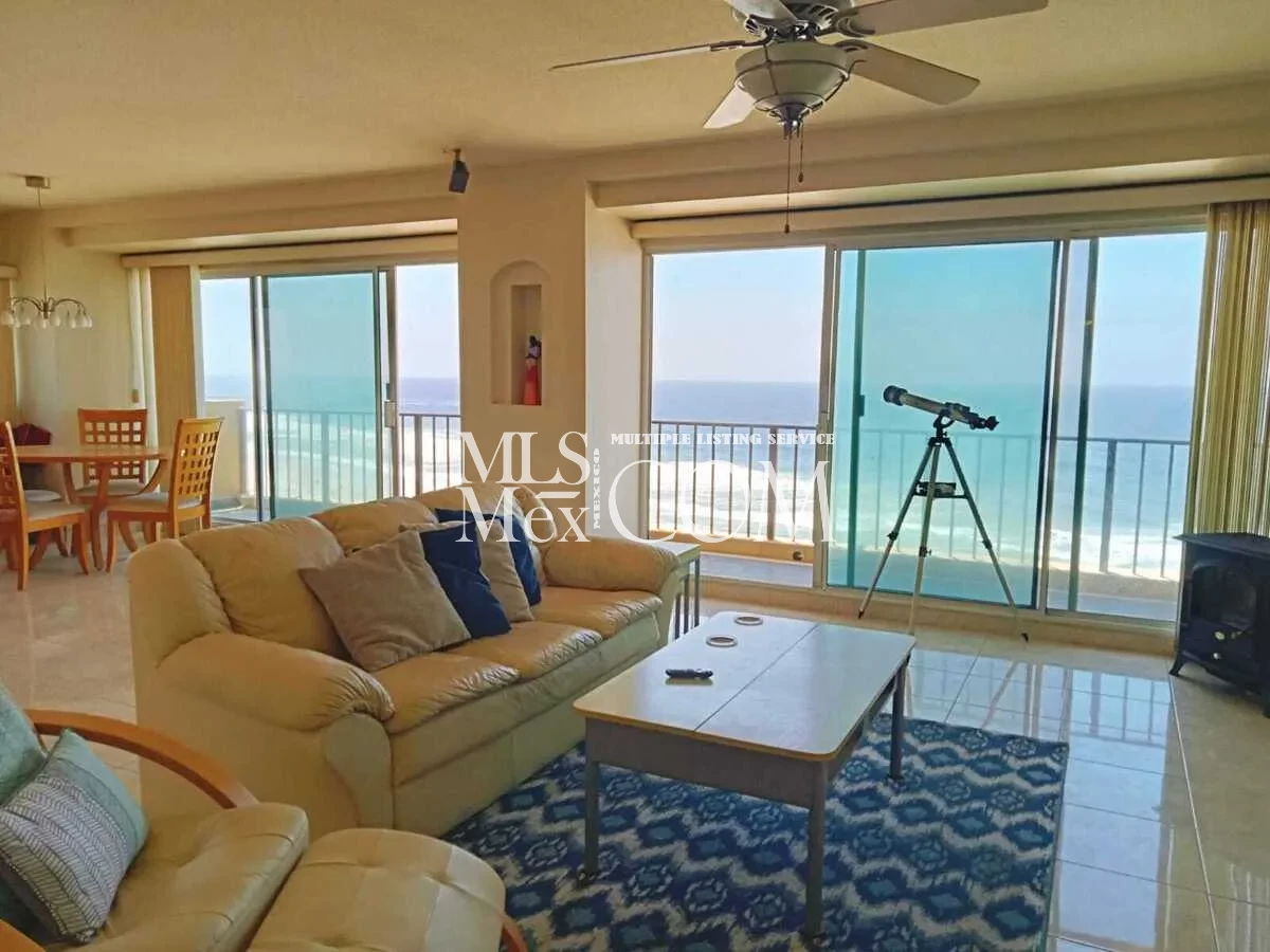 Modern 2BR Oceanview Condo for Rent in La Joya, Rosarito | Beachfront, Secure & Expat-Friendly