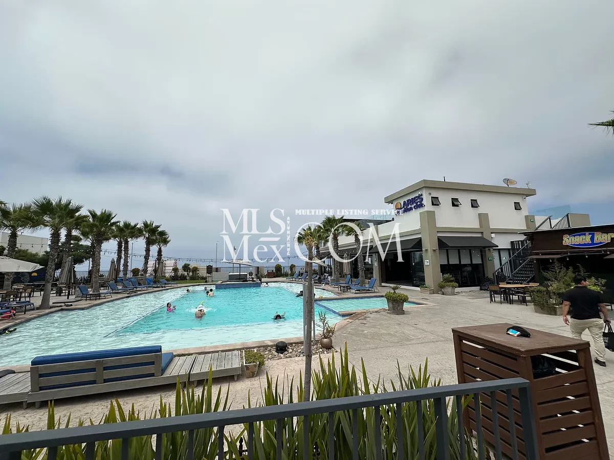 Furnished 2BR Apartment for Rent in Punta Azul Rosarito | Pool, Gym & 24/7 Security