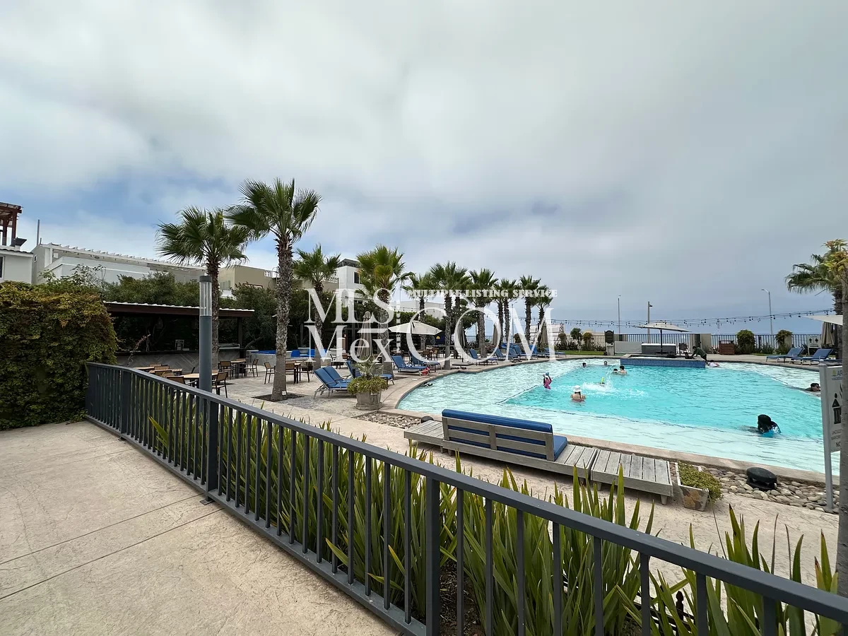 Furnished 2BR Apartment for Rent in Punta Azul Rosarito | Pool, Gym & 24/7 Security