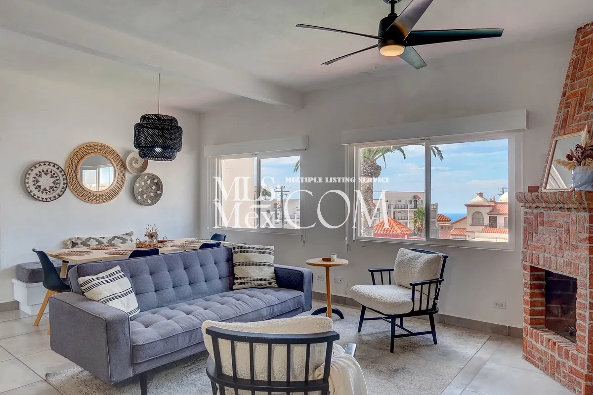 Furnished 2BR Condo for Rent in Plaza del Mar Rosarito | Beachfront Community
