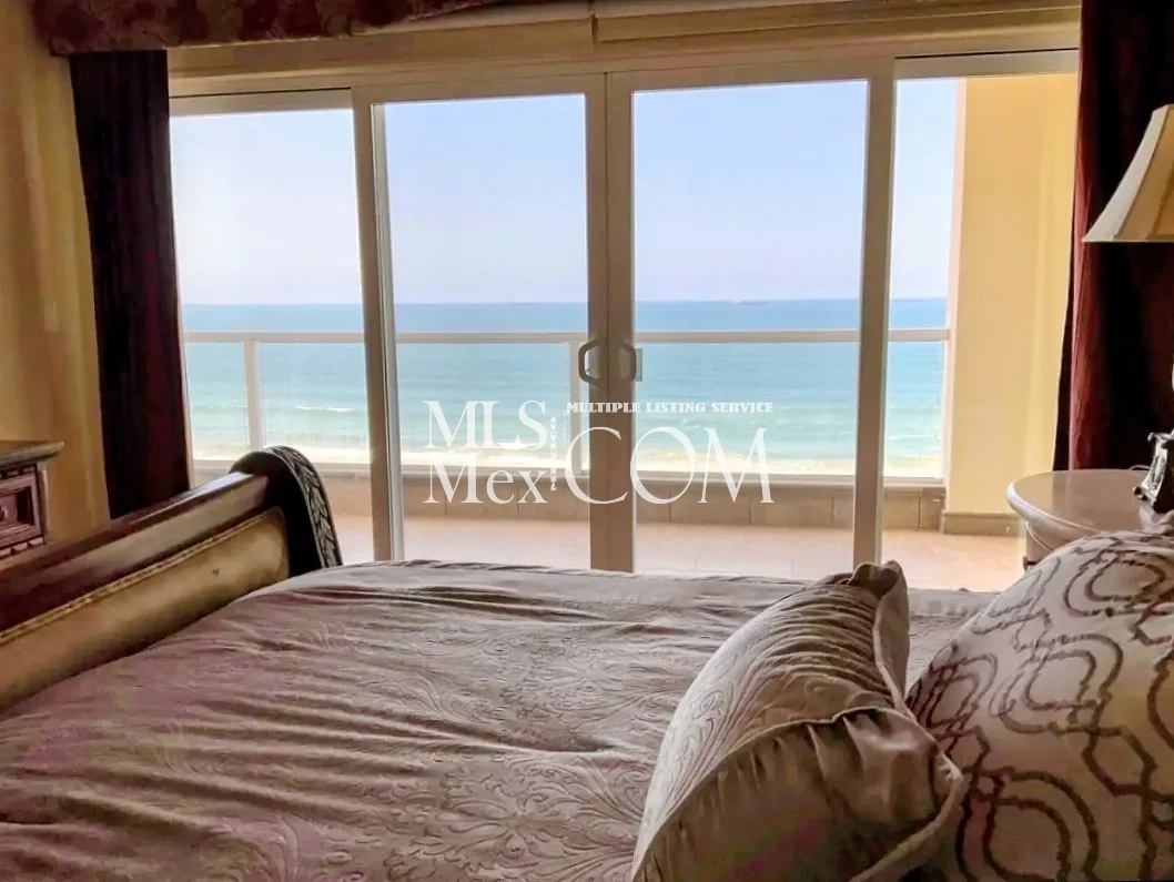 Furnished 3-Bedroom Oceanfront Condo for Rent in Rosarito, Mexico | $1,900 USD