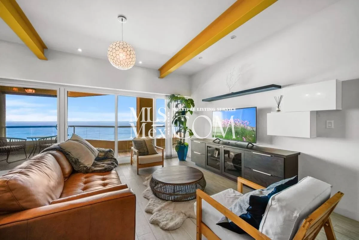 Furnished Ocean-View Condo for Rent in Popotla, Rosarito | 2BR/2BA Gated Community