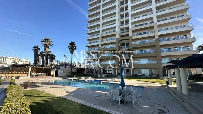 🌊 Luxury Oceanfront Condo for Rent at Riviera de Rosarito – Furnished 3BR in Downtown Rosarito
