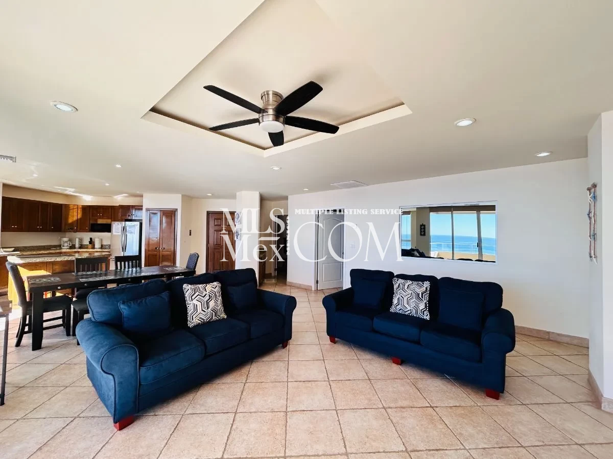 Oceanfront 2BR Condo for Rent in Villas de Calafia, Rosarito | Secure Community Near U.S. Border