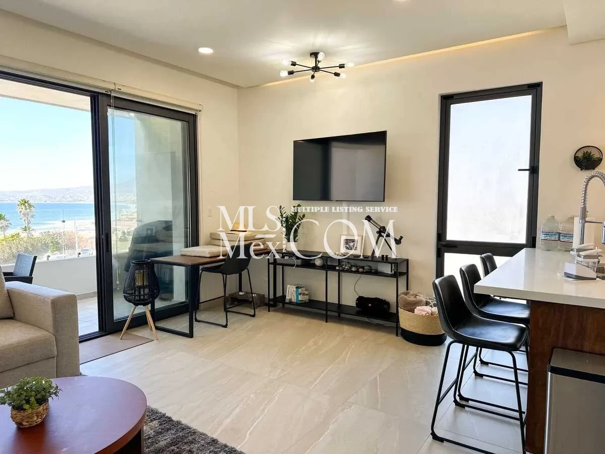 Beachfront Condo for Rent in Rosarito | Furnished | Misión Viejo | Ocean View