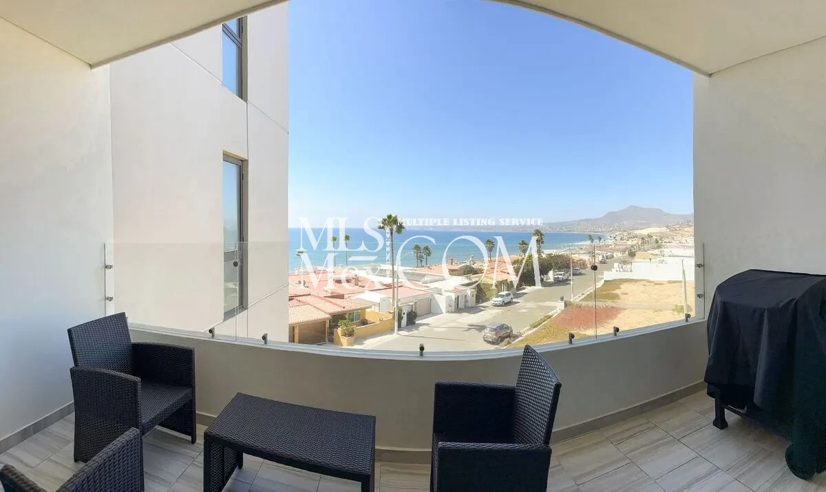 Beachfront Condo for Rent in Rosarito | Furnished | Misión Viejo | Ocean View