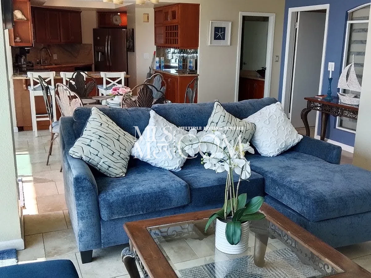 Ocean-View Condo for Rent in Oceana Rosarito | 2BR Furnished Beachfront Rental