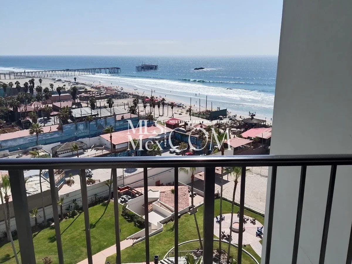 Ocean-View Condo for Rent in Oceana Rosarito | 2BR Furnished Beachfront Rental