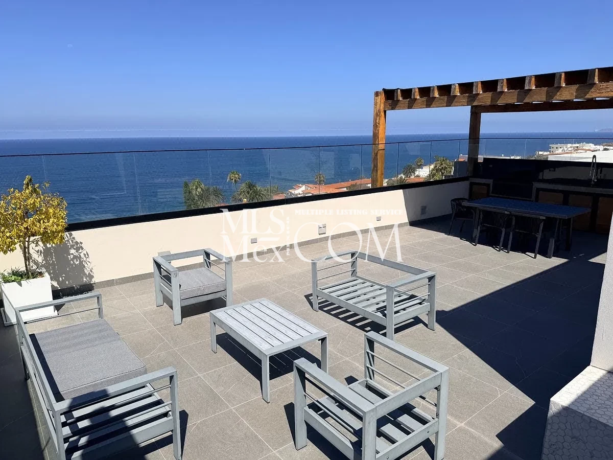 Furnished 2-Bedroom Apartment for Rent in Plaza del Mar, Rosarito, Mexico
