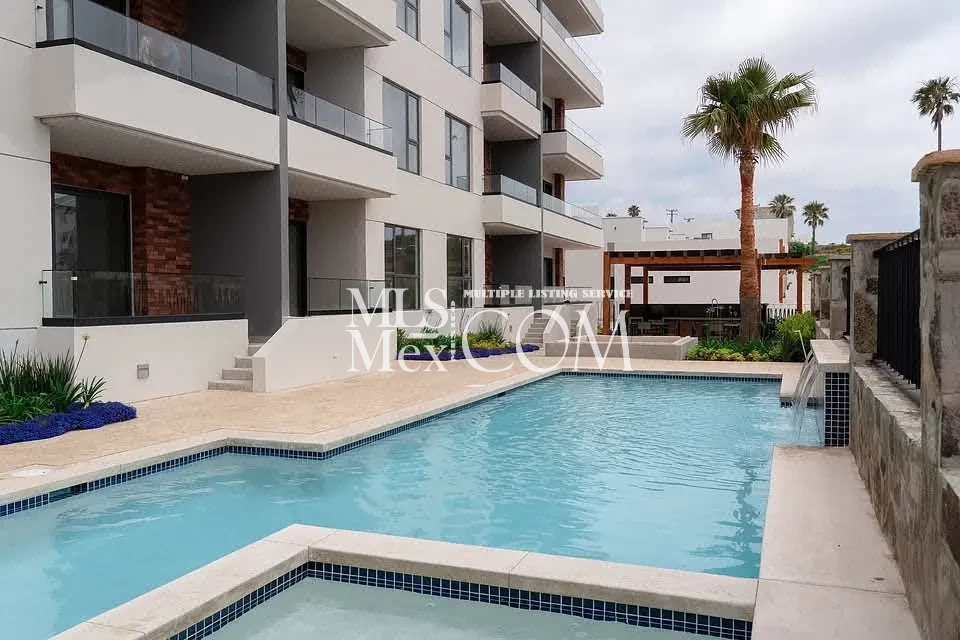 Furnished 2-Bedroom Apartment for Rent in Plaza del Mar, Rosarito, Mexico