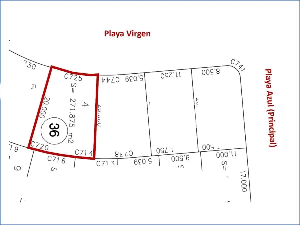 Punta Azul Residential Lot for Sale in Rosarito | 271.8 m² | $115,000 USD