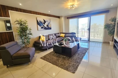 Furnished 2 Bedroom Ocean View Condo for Rent in Rosarito Centro | Gated Community | Beach Access | Pool | $1,350 USD