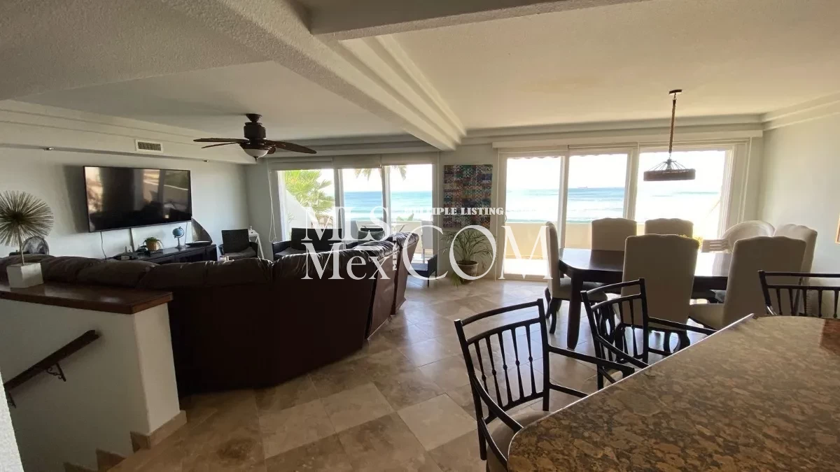 🌊 Luxury Furnished 3BR Oceanfront Villa for Rent in La Jolla del Mar, Rosarito | $3,000 USD
