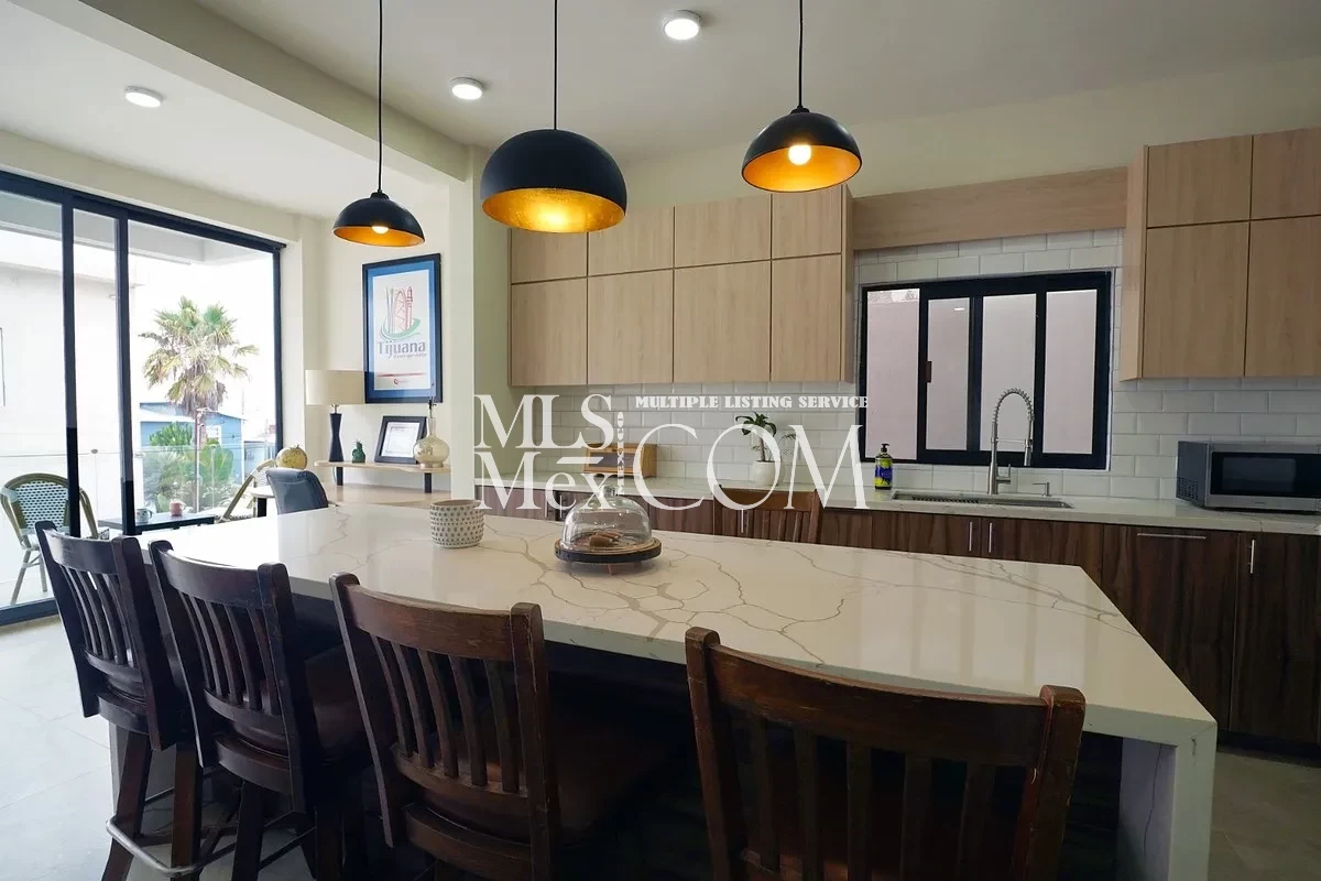New Beachside Apartment for Rent in Rosarito | 2BR + Office | Fully Furnished | Walk to the Beach | Near US Border