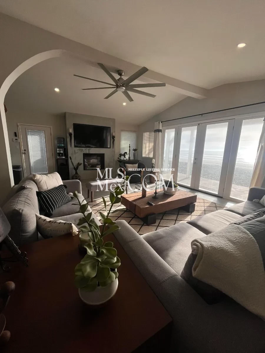 Oceanfront Furnished 2BR Villa for Rent in Rosarito Centro | Beachfront Home