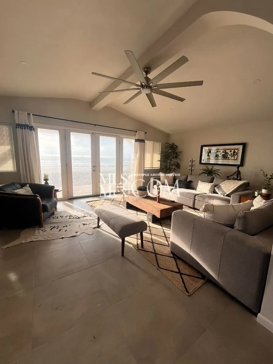 Oceanfront Furnished 2BR Villa for Rent in Rosarito Centro | Beachfront Home