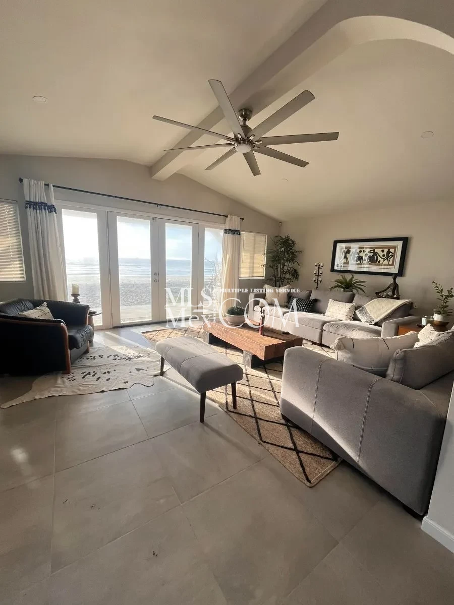 Oceanfront Furnished 2BR Villa for Rent in Rosarito Centro | Beachfront Home