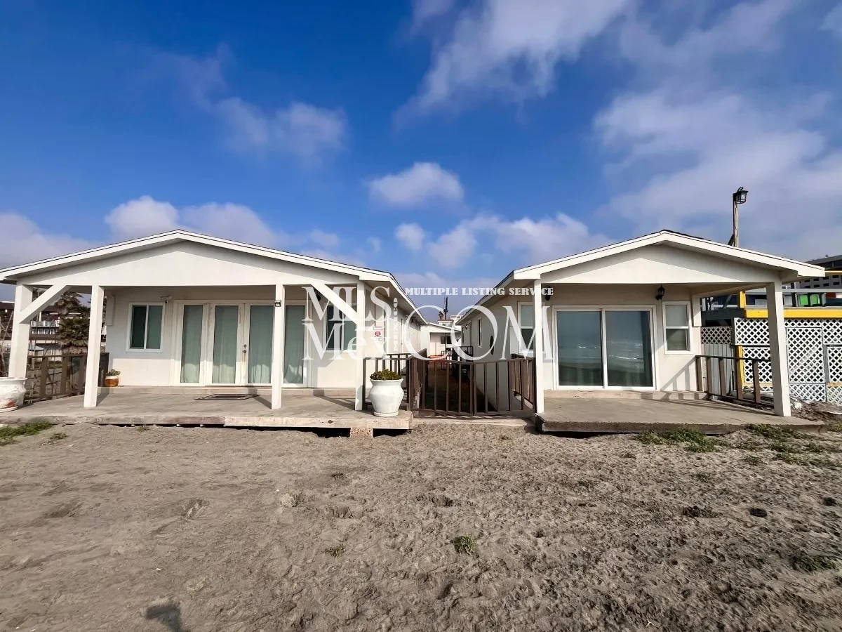 🌊 Oceanfront Furnished Villa for Rent in Downtown Rosarito | Private Beach Access | Gated Community | $1,500 USD