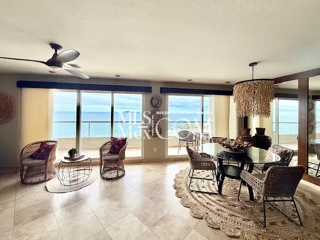 Oceanfront 3 Bedroom Condo for Rent in La Jolla del Mar Rosarito | Fully Furnished Luxury Beachfront Rental