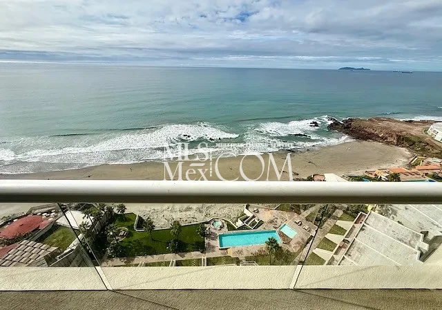 Oceanfront 3 Bedroom Condo for Rent in La Jolla del Mar Rosarito | Fully Furnished Luxury Beachfront Rental