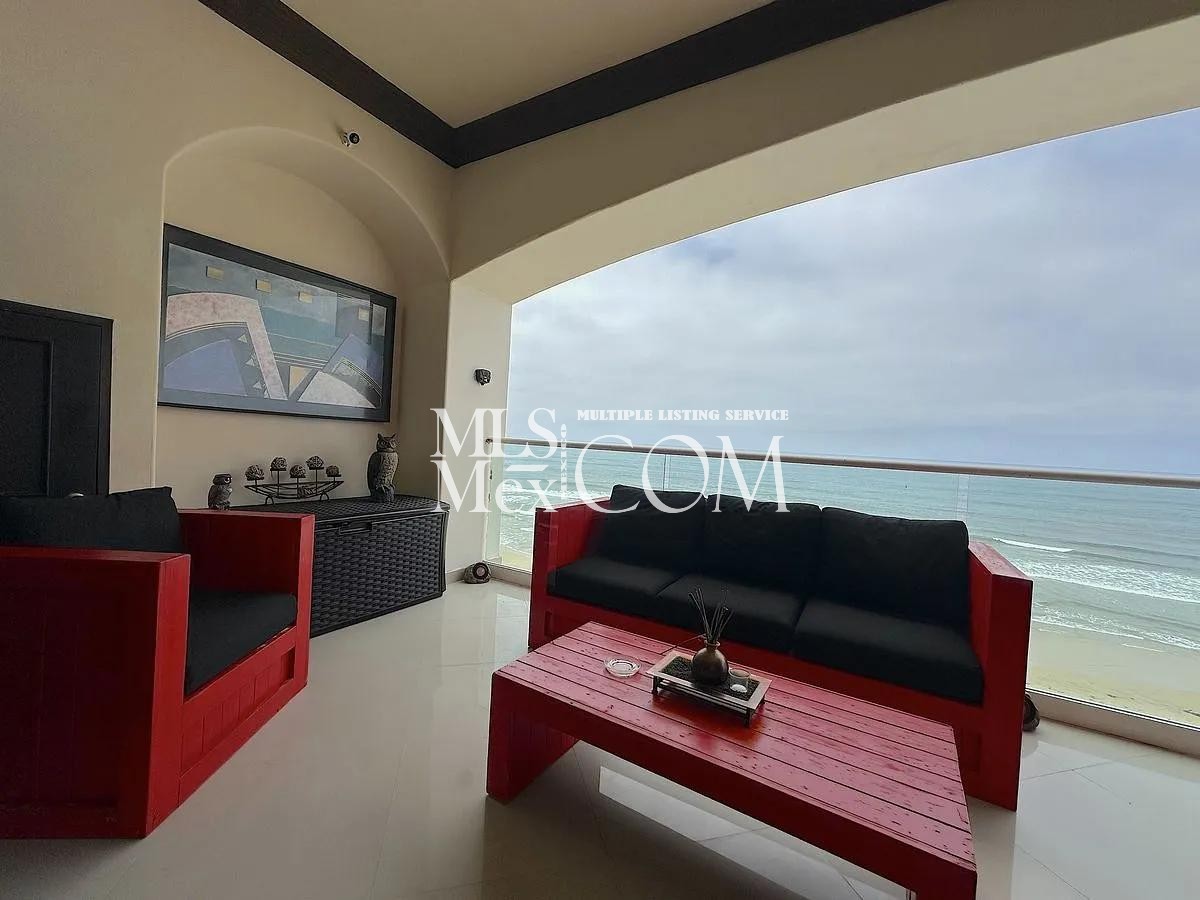 Oceanfront 3 Bedroom Condo for Rent in Rosarito | Las Olas Mar y Sol | Fully Furnished | Beachfront